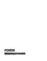 Preview for 73 page of Fostex 8333 Owner'S Manual