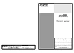 Preview for 1 page of Fostex 8350 Owner'S Manual