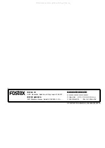 Предварительный просмотр 4 страницы Fostex 9610 Owner'S Manual