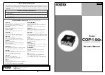 Fostex COP-1/96K Owner'S Manual preview