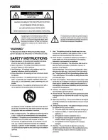 Preview for 2 page of Fostex CR200 Owner'S Manual