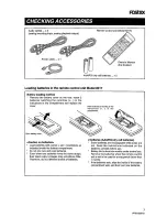 Preview for 7 page of Fostex CR200 Owner'S Manual