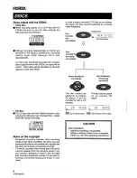 Preview for 8 page of Fostex CR200 Owner'S Manual