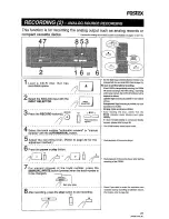 Preview for 21 page of Fostex CR200 Owner'S Manual