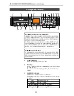 Предварительный просмотр 24 страницы Fostex CR500 Owner'S Manual