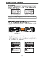 Предварительный просмотр 42 страницы Fostex CR500 Owner'S Manual