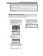 Предварительный просмотр 63 страницы Fostex CR500 Owner'S Manual