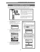 Предварительный просмотр 67 страницы Fostex CR500 Owner'S Manual