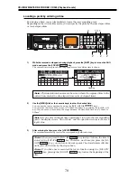 Предварительный просмотр 70 страницы Fostex CR500 Owner'S Manual