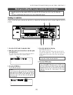 Preview for 55 page of Fostex D-108 Owner'S Manual