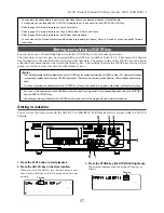 Preview for 57 page of Fostex D-108 Owner'S Manual