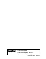 Preview for 141 page of Fostex D-108 Owner'S Manual