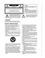 Preview for 2 page of Fostex D-15 Owner'S Manual