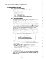 Preview for 34 page of Fostex D-15 Owner'S Manual