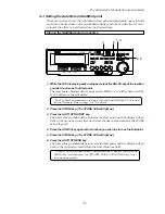 Предварительный просмотр 71 страницы Fostex D-160 Owner'S Manual