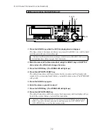 Предварительный просмотр 72 страницы Fostex D-160 Owner'S Manual