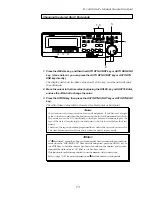 Предварительный просмотр 73 страницы Fostex D-160 Owner'S Manual