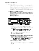 Предварительный просмотр 76 страницы Fostex D-160 Owner'S Manual