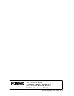 Preview for 196 page of Fostex D-160 Owner'S Manual