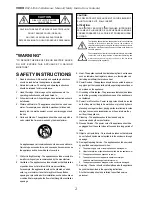 Preview for 2 page of Fostex D-1624 Reference Manual