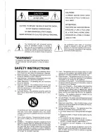 Предварительный просмотр 3 страницы Fostex D-5 Owner'S Manual