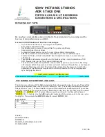 Fostex D-824 Product Support Bulletin предпросмотр