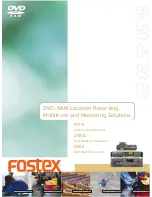 Preview for 1 page of Fostex DV-40 Brochure & Specs