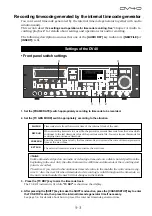 Preview for 57 page of Fostex DV-40 Operation Manual