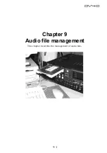 Preview for 85 page of Fostex DV-40 Operation Manual