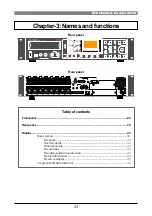 Preview for 23 page of Fostex DV-824 Owner'S Manual