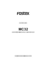 Fostex Electret Condenser Microphone MC32 (Japanese) Technical Information preview