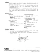 Предварительный просмотр 4 страницы Fostex EN4 Owner'S Manual