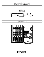 Fostex FD-4 Owner'S Manual preview