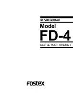 Fostex FD-4 Service Manual preview