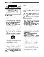 Предварительный просмотр 2 страницы Fostex FD-8 Owner'S Manual