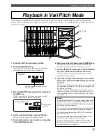 Предварительный просмотр 37 страницы Fostex FD-8 Owner'S Manual