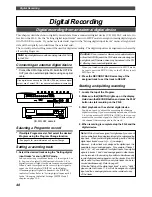 Предварительный просмотр 48 страницы Fostex FD-8 Owner'S Manual