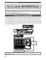 Предварительный просмотр 54 страницы Fostex FD-8 Owner'S Manual