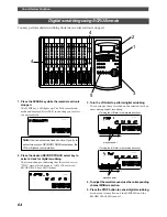 Предварительный просмотр 64 страницы Fostex FD-8 Owner'S Manual