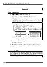 Preview for 58 page of Fostex FR-2 Owner'S Manual