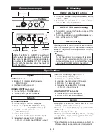 Preview for 7 page of Fostex HP-A3 Owner'S Manual