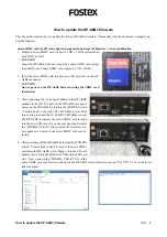 Preview for 1 page of Fostex HP-A4BL How To Update Firmware