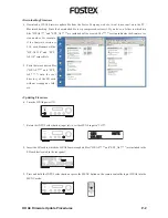 Предварительный просмотр 2 страницы Fostex HP-A8 Firmware Update Manual