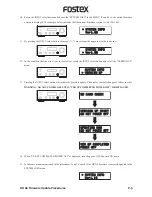 Preview for 3 page of Fostex HP-A8 Firmware Update Manual