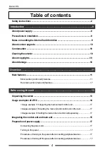 Preview for 4 page of Fostex LIVE RECORDING MIXER LR16 Owner'S Manual