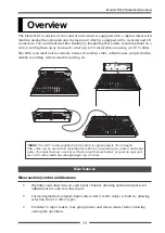 Preview for 11 page of Fostex LIVE RECORDING MIXER LR16 Owner'S Manual