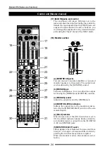 Preview for 24 page of Fostex LIVE RECORDING MIXER LR16 Owner'S Manual