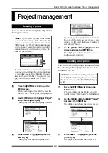 Preview for 65 page of Fostex LIVE RECORDING MIXER LR16 Owner'S Manual