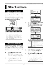 Preview for 77 page of Fostex LIVE RECORDING MIXER LR16 Owner'S Manual