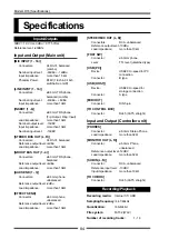 Preview for 84 page of Fostex LIVE RECORDING MIXER LR16 Owner'S Manual